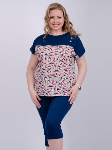 Костюм жен. (футб+бриджи) Тропикана 6 р.50 (ЧЗ)