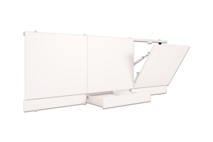 Экран для ванны 1490х540х580 с выдвижным ящиком, белый