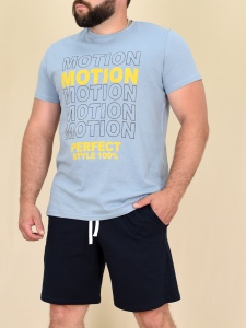 Комплект муж. (футб+шорты)  531-22 р.56/176 (ЧЗ)