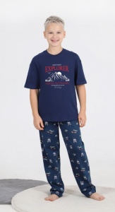 Костюм мал. (футб+брюки)  Тревел-1 рост 128 (ЧЗ)