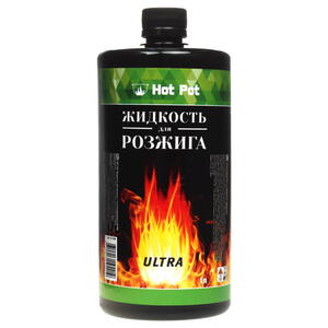 Жидкость д/розжига 1л Углеводородная ULTRA Hot Pot