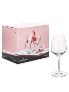 Набор бокалов стекло 6пр 340 мл GISELLE д/вина 1/4