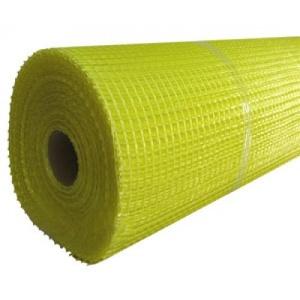 Сетка строит.1000ммх20м 5х5мм фасад. универ.желтая 120г/м.кв.