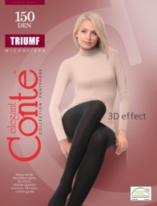 Колготки жен. Триумф 150 ден черн р.2 (Ч/З) 