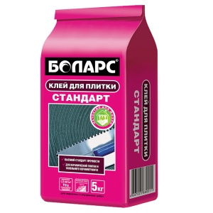 Клей для керамической плитки 5кг Боларс Стандарт