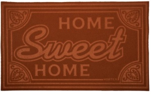 Коврик придверный 45*75см COMFORT Home Sveet Home Vortex