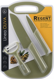 Набор ножей 4предмета Linea Oliva TM Regent 1/24