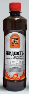 Жидкость для розжига 0,5л (УГОЛЁК LIGHT) смесь парафинов