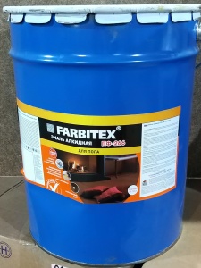 Эмаль Пф-266 для пола желто-коричневая 20кг Farbitex