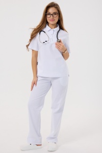 Костюм мед. жен.мод.405СК цв.00 белый р.52/170(ЧЗ)    