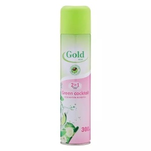 Освежитель воздуха 300мл Gold mint Green cocktail (12) ЧЗ