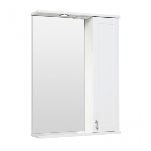 Шкаф зерк навесной 58 Мерида, правый, белый