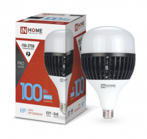 Лампа  LED-HP-PRO 100Вт Е27/Е40 6500К IN HOME