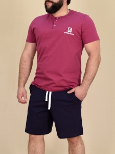 Комплект муж. (футб+шорты)  530-22 р.50/176 (ЧЗ)