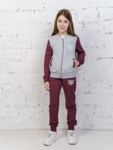 Костюм спорт. д/дев 1629 рост 122 (ЧЗ)