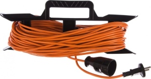 Удлинитель LINZO 10-1-20М 1гн 20м ПВС2х0,75 на рамке 