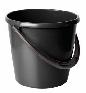 Ведро 7л черное без крышки Ангарск