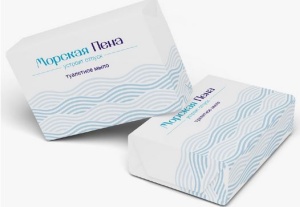 Мыло туалетное 180гр Морская пена м.Ординарное в бум.уп .(20)