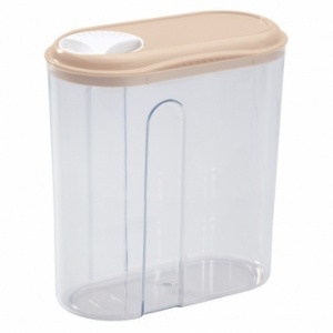 Емкость для сыпучих продуктов с дозатором 1,5л Бытпласт