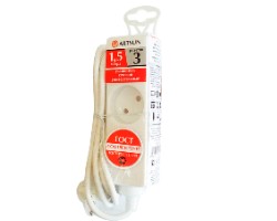 Удлинитель 10-1,53 3гн 1,5м 2х0,75 ARTSUN