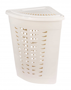 Корзина для белья 45л угловая Башпласт