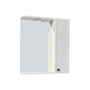 Шкаф зерк навесной 65 Римини прав, белый