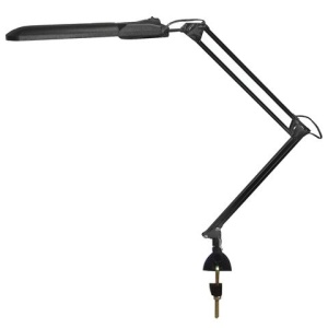 Светильник Дельта 11вт черный на струбцине 2G7 