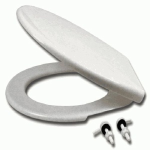 Сиденье для унитаза Виктория белое