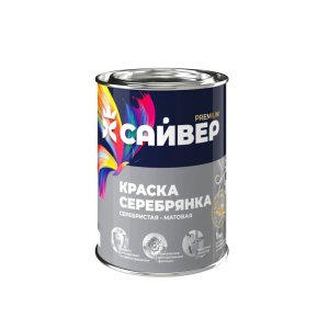 Краска Серебрянка алкидная 1л Сайвер