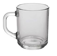 Кружка стекло 200 мл Green Tea без декора 1/20шт