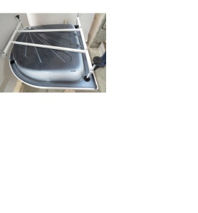 Подставка для душа поддон 80 полукруг