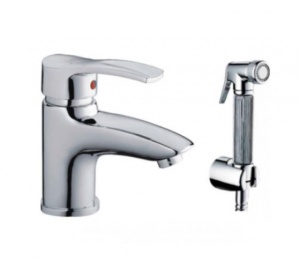 Смеситель д/умыв тюльпан Ledemе рыч ГИГИЕН лейк, с/подв с/подв 