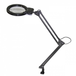 Светильник Леда С-20 черный с линзой 8W на струбцине