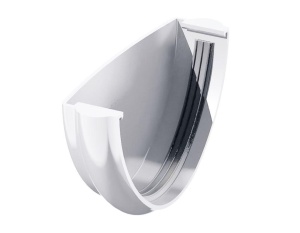 Заглушка желоба, белая  