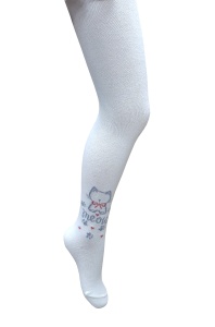Колготки детские дев. х/б+эл 1/5 с315 рост 134-140,20-21 (ЧЗ)