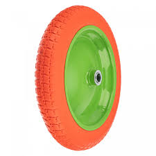 Колесо полиуретан 3.00-8, ось 90мм, внутр д20мм Сибртех