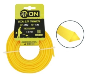 Леска д/триммера "треугольник" 4мм 15м 15-01-122