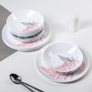 Сервиз столовый стекло 18 пр CYRUS 