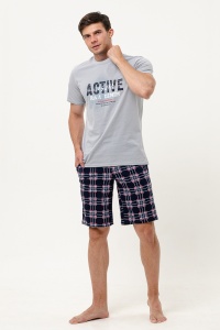 Комплект муж. (футб+шорты)  11231 р.48 (ЧЗ)