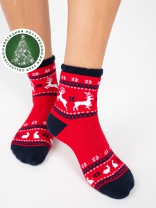 Носки жен. плюш КВ с1916 Н.Г. р.23-25 (ЧЗ)