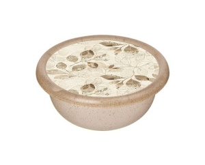 Миска Palermo 2,1л с крышкой декор Хозабсолют