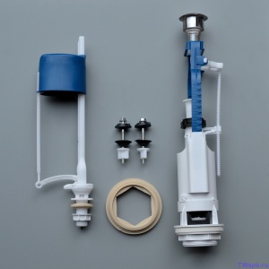 Арматура для бачка Уклад универсальная кнопочная, нижняя подводка