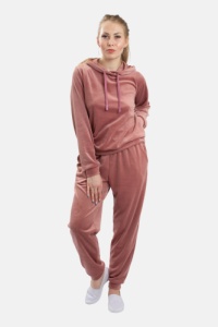 Костюм жен. (джемпер+брюки) велюр Б3686 р.50 (ЧЗ)