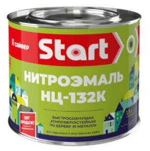 Эмаль НЦ-132К серая 1,7кг СТАРТ 