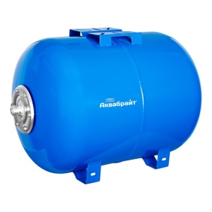 Бак расширительный АКВАБРАЙТ (гидроаккум) 80л гориз (синий) 
