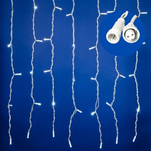 Занавес ULD-C1515-160/TWK WHITE с эффектом мерцания 1,5х1,5м