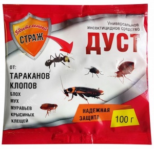 Средство от ползающих насекомых универсальное ДУСТ-Бдительный Страж 100гр (50)