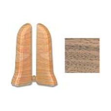 Заглушка д/плинтуса левая 016 Орех светлый