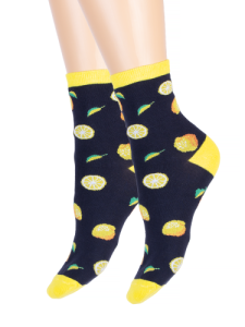 Носки жен. х/б+эл. с1471 КВ 1/60  р.23-25 (ЧЗ)