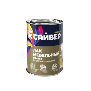 Лак ПФ-283 мебельный алкидный бесцветный глянцевый 0,8кг 